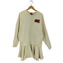 【中古】パメオポーズ Pameo Pose Vネック刺繍スウェットワンピース レディース FREE