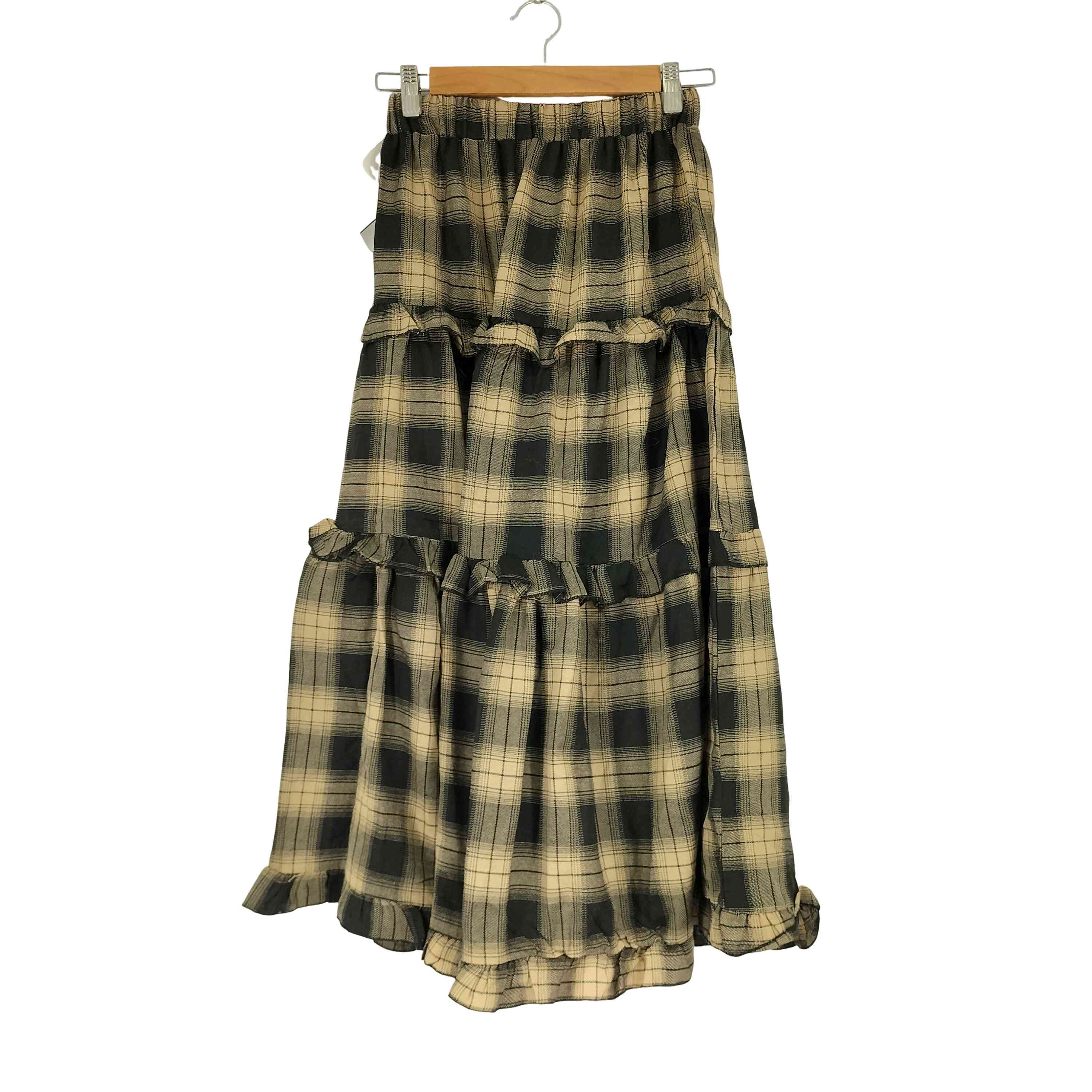 【中古】ユーズドフルギ USED古着 FRIFUL ティアードチェックスカート レディース JPN：S