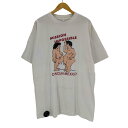 【中古】ユーズドフルギ USED古着 {{m&o knits}}デザインプリントTシャツ メンズ import:XL