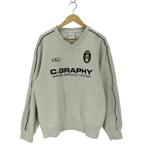 【中古】ユーズドフルギ USED古着 codegraphy 24H TRACK V-NECK SWEATSHIRT メンズ import:M 【中古】ユーズドフルギ USED古着 codegraphy 24H TRACK V-NECK SWEATSHIRT メンズ import:M