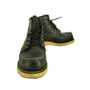 【中古】レッドウィング RED WING 90s 刺繍羽タグ USA製 6INCH CLASSIC MOC クラッシックモックトゥブーツ アイリッシュセッター ...