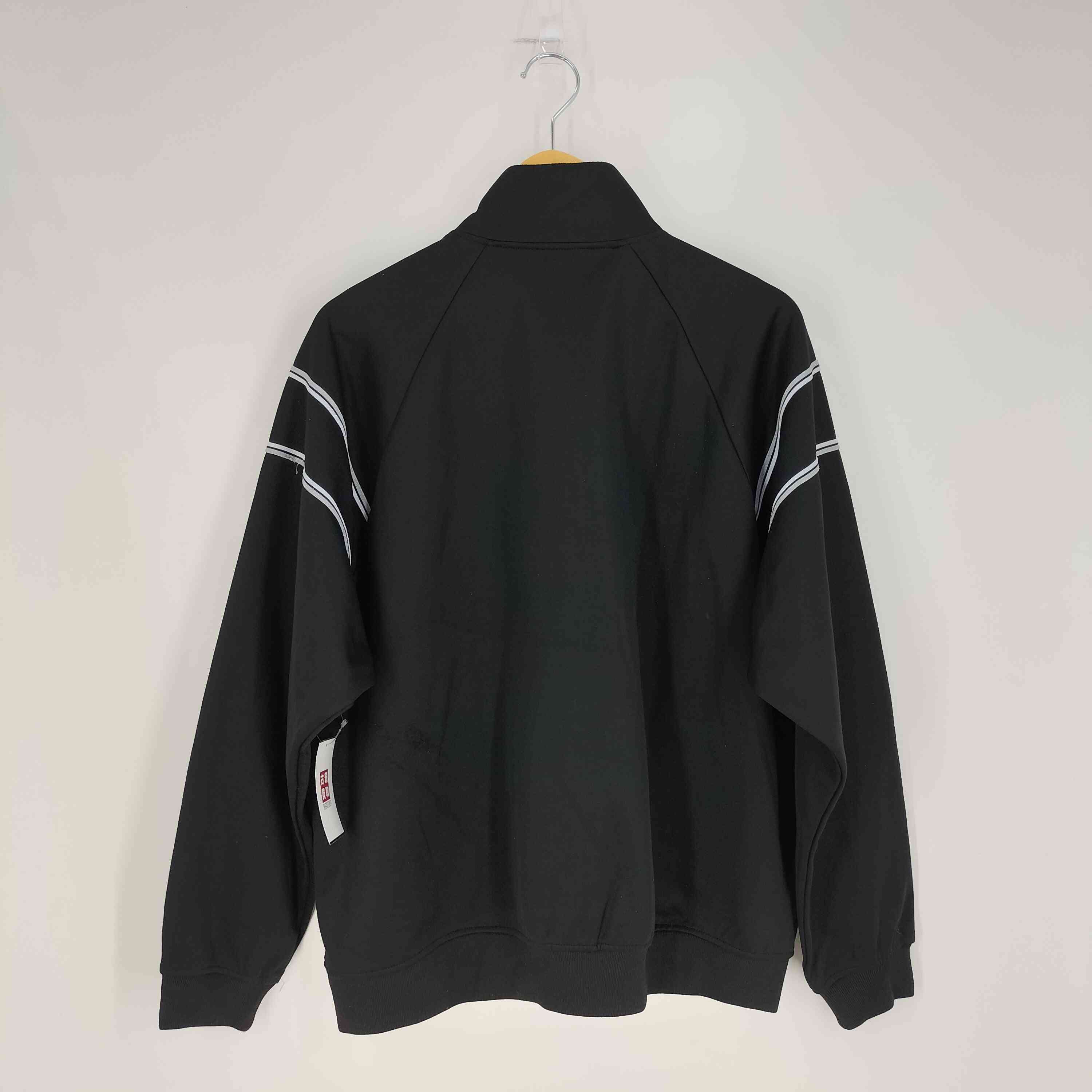 【中古】タウンクラフト TOWNCRAFT ロゴ刺繍 ハイネック トラックジャケット メンズ import：M