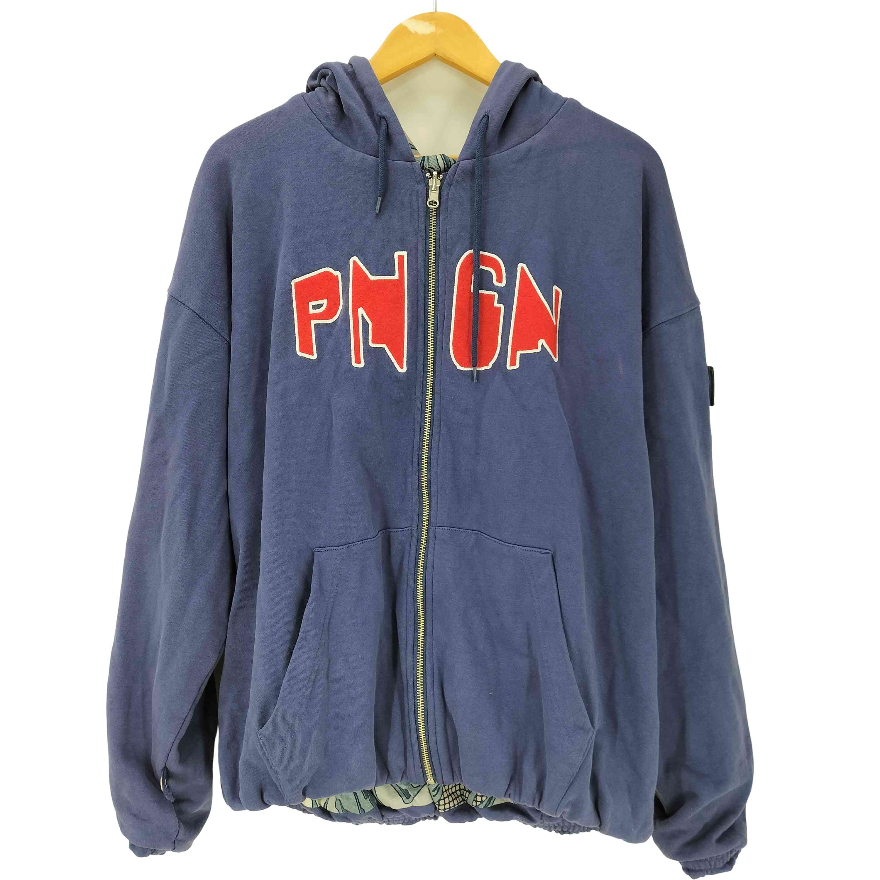 【中古】フィンガリン PHINGERIN ZIP HOODIE BLUE NAVY ジップフーディー ブルーネイビー メンズ impor..