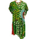 【中古】ツモリチサト TSUMORI CHISATO フロントポケット 総柄ワンピース レディース 2(4)
