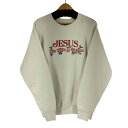 【中古】フルーツオブザルーム FRUIT OF THE LOOM 90S USA製 フロントプリントクルーネックスウェット メンズ import:XL