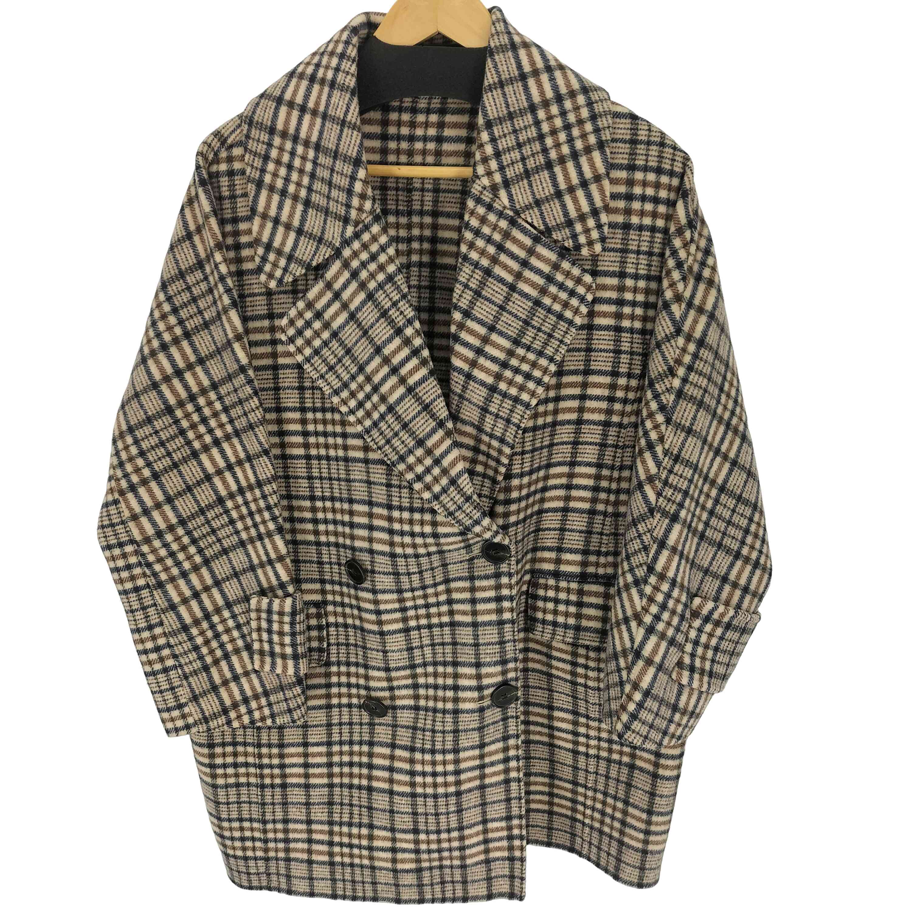 【中古】ミラオーウェン Mila Owen 21AW フラップポケットハーフ丈コクーン接結コート レディース ONE SIZE bazzstore-12173305 BAZZSTORE ブランド古着バズストア パッケージ画像