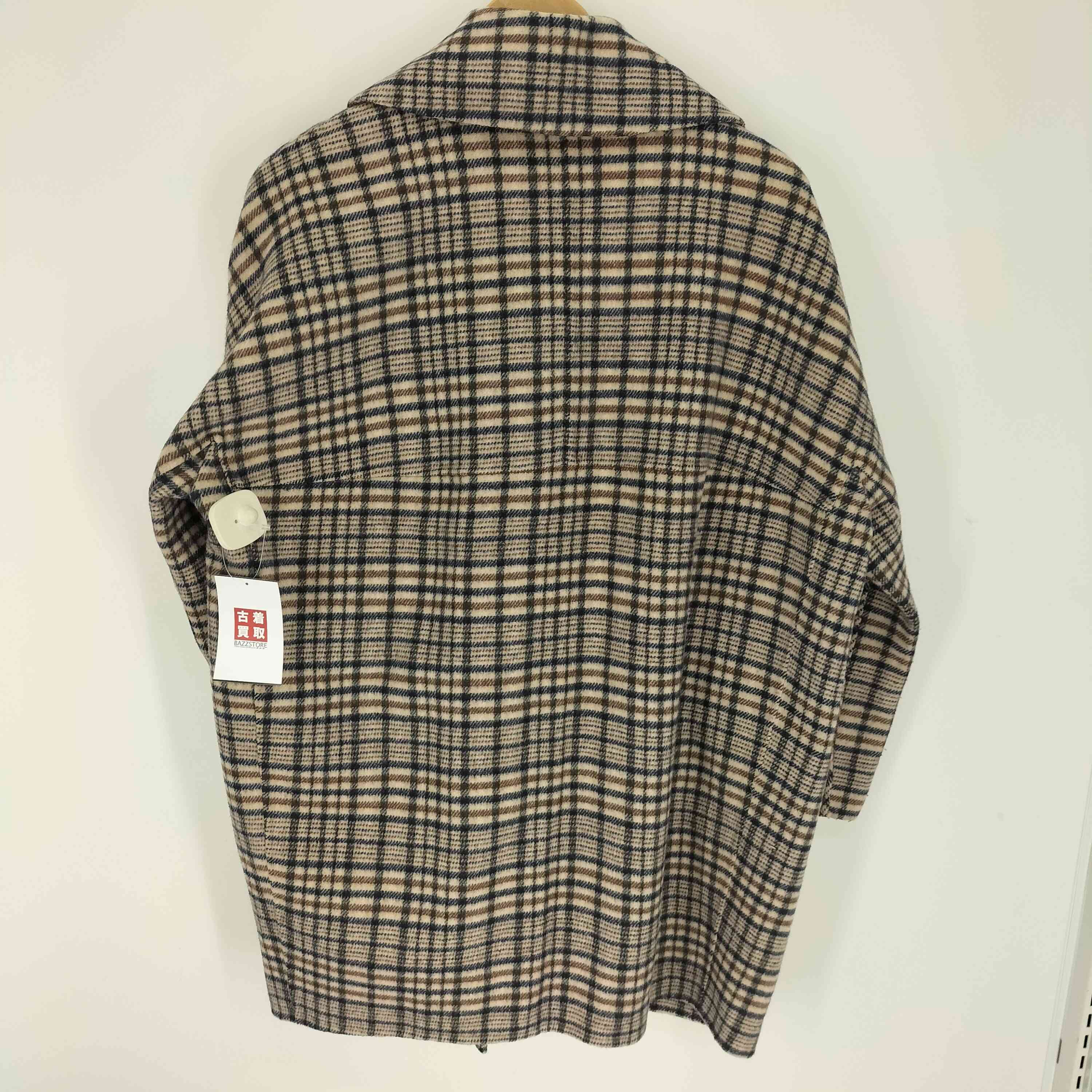 【中古】ミラオーウェン Mila Owen 21AW フラップポケットハーフ丈コクーン接結コート レディース ONE SIZE bazzstore-12173305 BAZZSTORE ブランド古着バズストア サンプル画像2