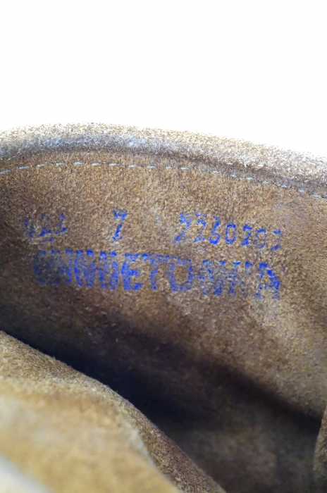 ミネトンカ Minnetonka モカシンブーツ レディース - 茶系 7 フリンジブーツ【中古】【ブランド古着バズストア】【200818】