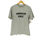 【中古】アメリカンイーグルアウトフィッターズ AMERICAN EAGLE OUTFITTERS ロゴプリントTシャツ メンズ L