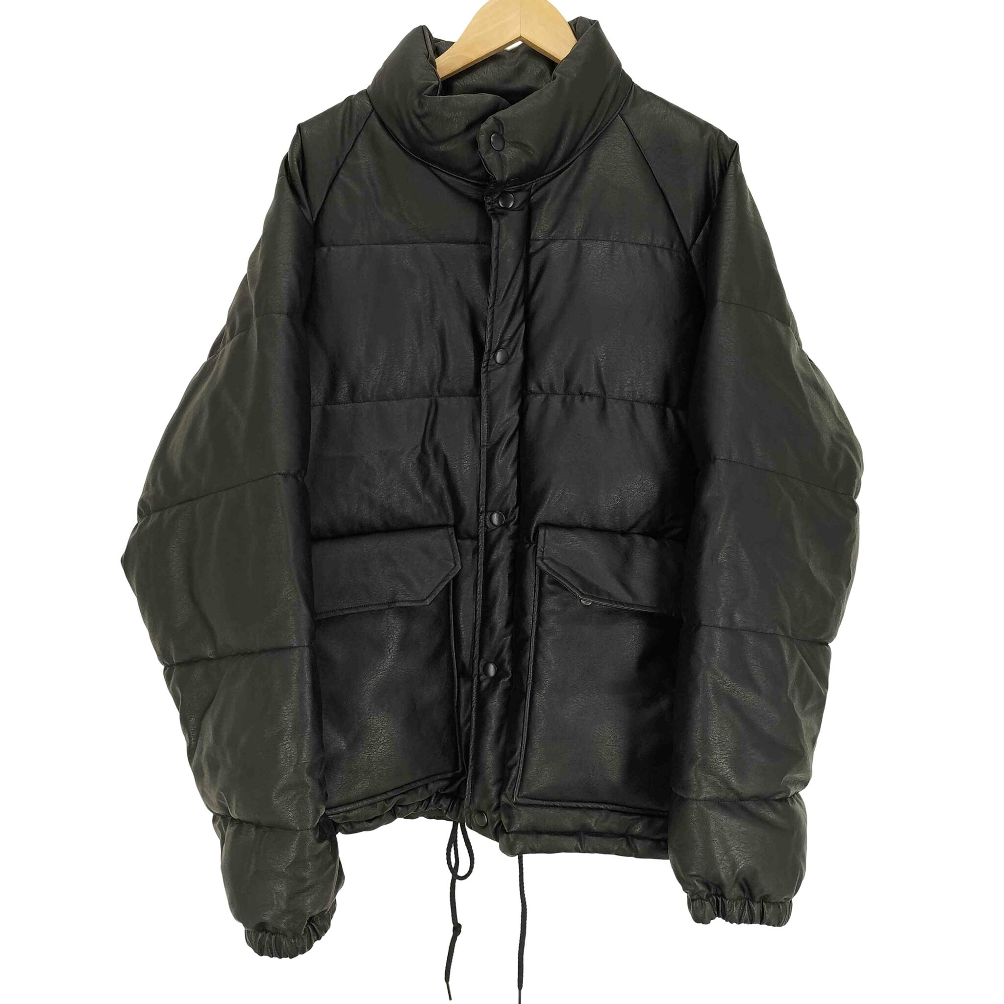【中古】フリークスストア FREAKS STORE 23AW シンセティックレザー パフィー ジャケット メンズ JPN:L