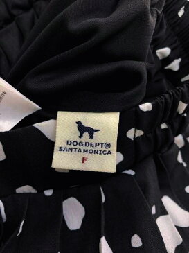 DOG DEPT ドッグデプト プリーツスカート レディース - 黒系 × 白系 FREE FREE ドットプリーツ【中古】【ブランド古着バズストアBAZZSTORE】【160521】