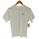 【中古】ユーズドフルギ USED古着 90s 企業ロゴ シングルステッチ プリントクルーネックTシャツ メンズ JPN:L