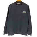 【中古】リー Lee 90S フロント刺繍クルーネックスウェット メンズ 2X