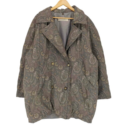【中古】ユーズドフルギ USED古着 {{MARELLADUE}} イタリア製 ペイズリー柄 中綿コート import メンズ import:XL 【中古】ユーズドフルギ USED古着 {{MARELLADUE}} イタリア製 ペイズリー柄 中綿コート import メンズ import:XL