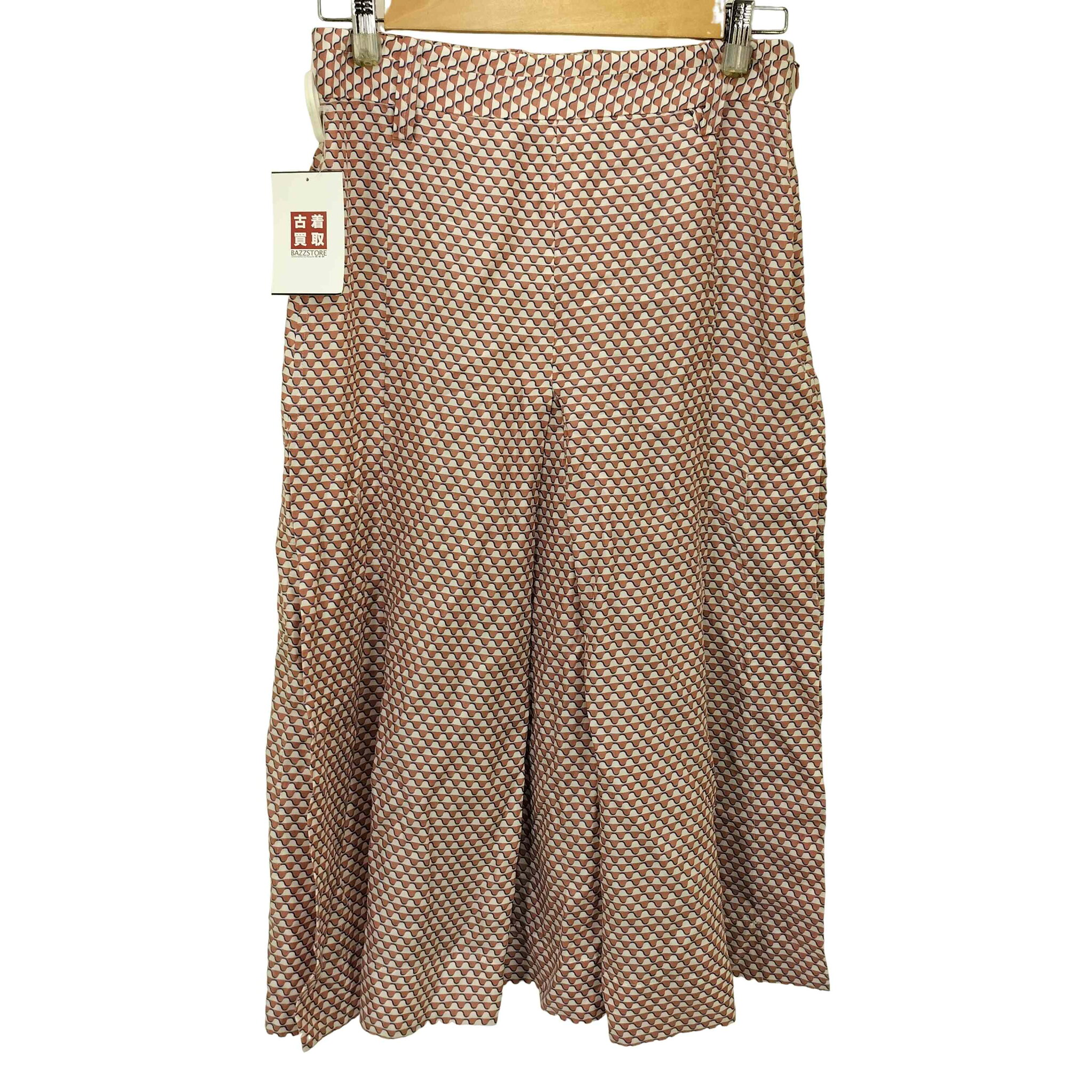 【中古】コス COS 総柄 プリーツ ロングスカート レディース EUR:34