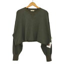 【中古】ユーズドフルギ USED古着 SOLAMONAT ペンネ天竺ショートプルオーバー長袖スウェット レディース FREE