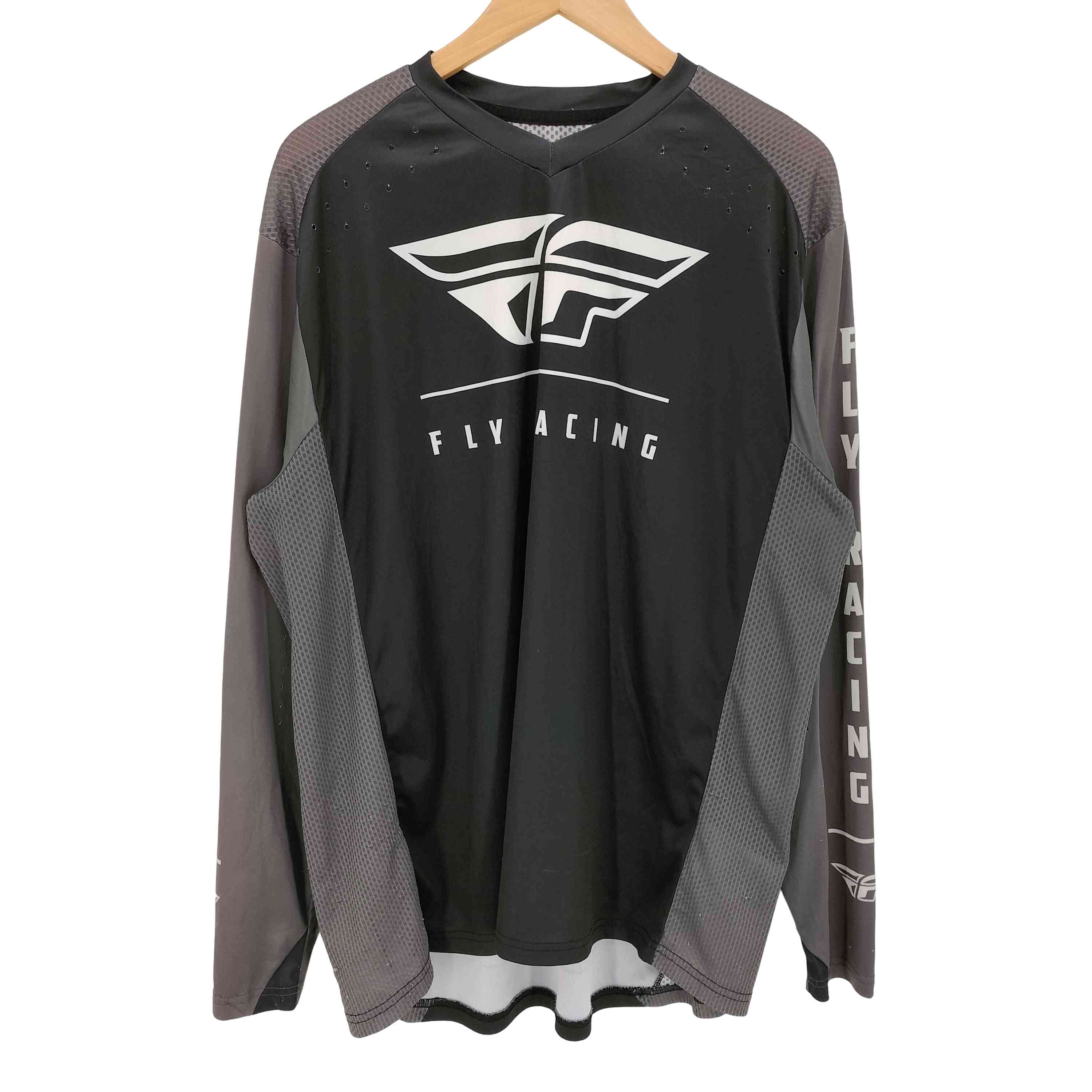 【中古】ユーズドフルギ USED古着 FLY RACING メッシュ レーシング L/S シャツ メンズ import：XL