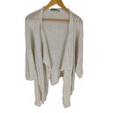 【中古】イッセイミヤケ ISSEY MIYAKE 80S 筆タグ コットンドレープカーディガン レディース 表記無