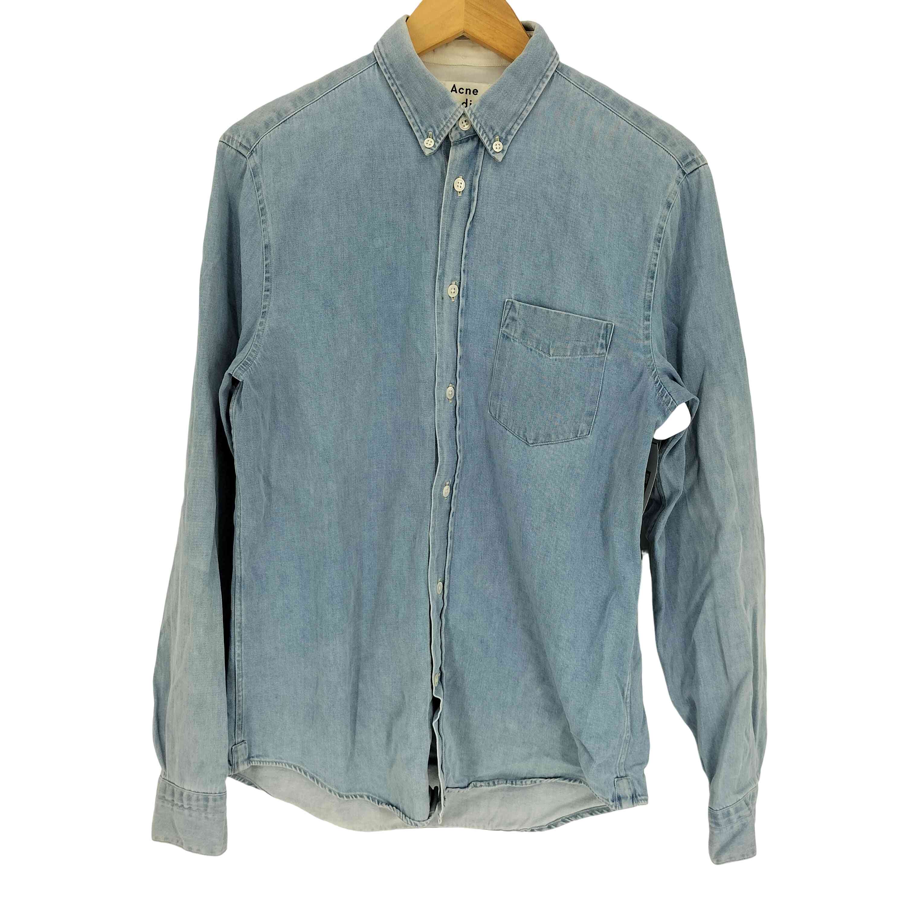BAZZSTORE ֥ɸХȥ㤨֡šۥͥȥǥ ACNE STUDIOS Isherwood Button-Down Collar Washed-Denim Shirt 㡼å ܥ󥫥顼 å ǥ˥   EUR46פβǤʤ4,169ߤˤʤޤ