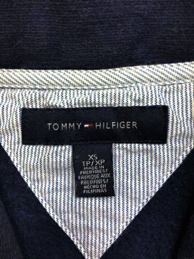 TOMMY HILFIGER トミーヒルフィガー カーディガン メンズ - 青系 import:XS 日本サイズ:XS-S 相当 裏起毛スウェット地カーディガン【中古】【ブランド古着バズストアBAZZSTORE】【100421】