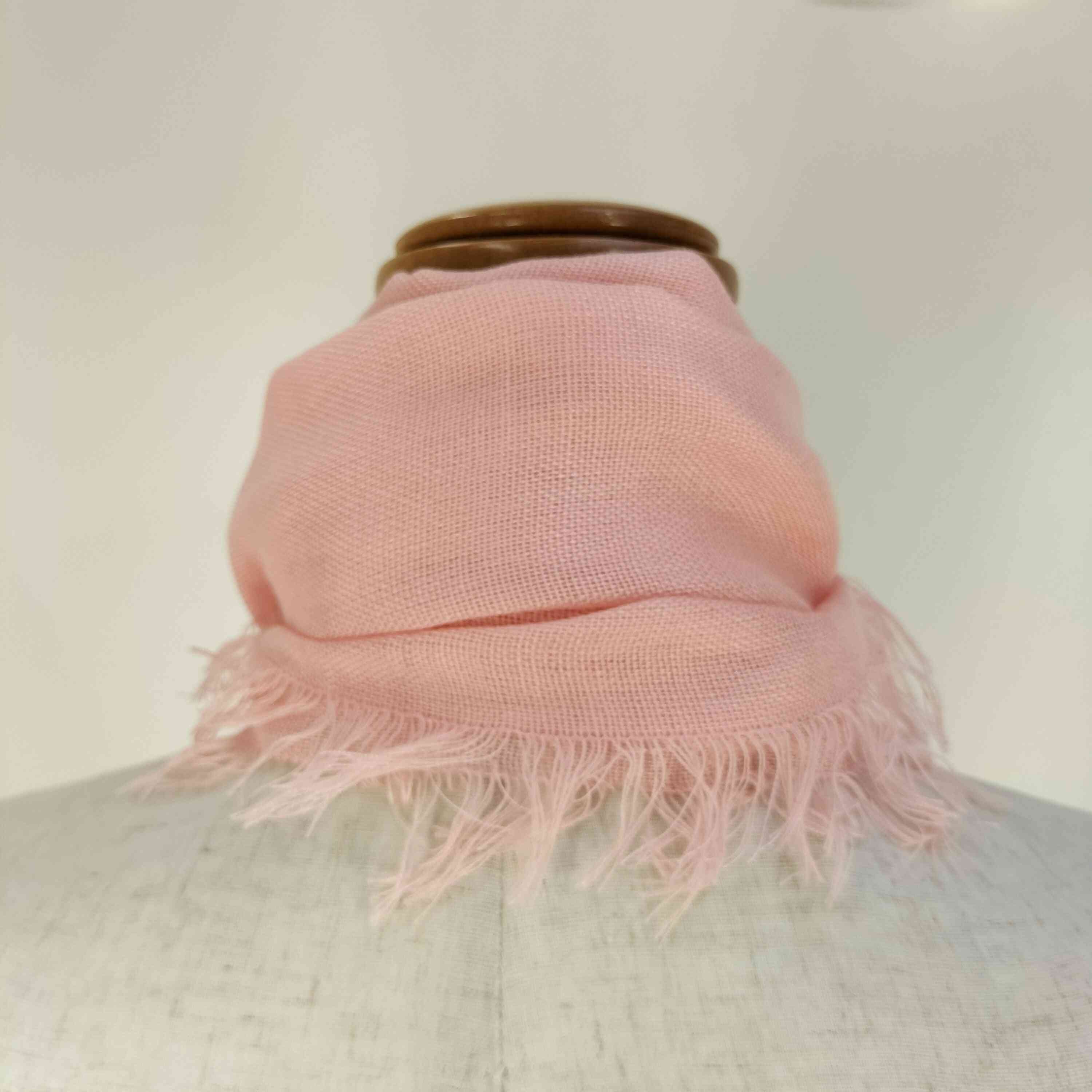 【中古】ミラオーウェン Mila Owen ロゴ刺繍 フリンジストール レディース 表記無