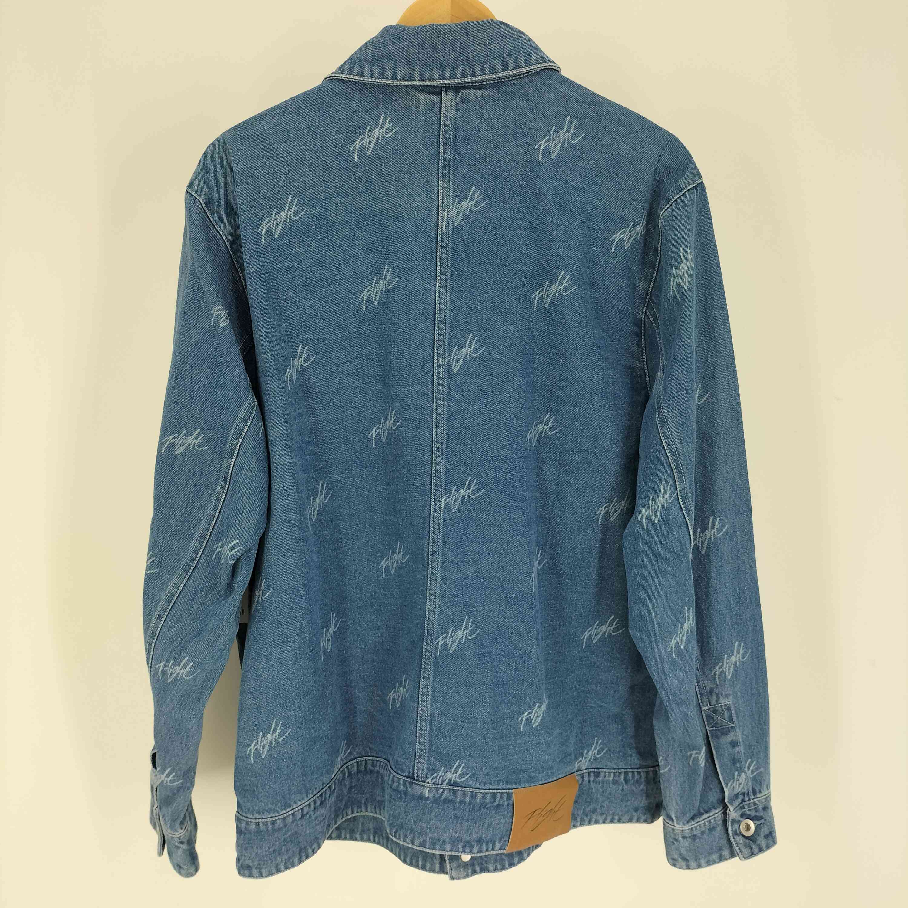 【中古】ジョーダンブランド JORDAN BRAND 24SS Flight Heritage Denim Jacket フライト ヘリテージ デニム ジャケット メンズ import：L