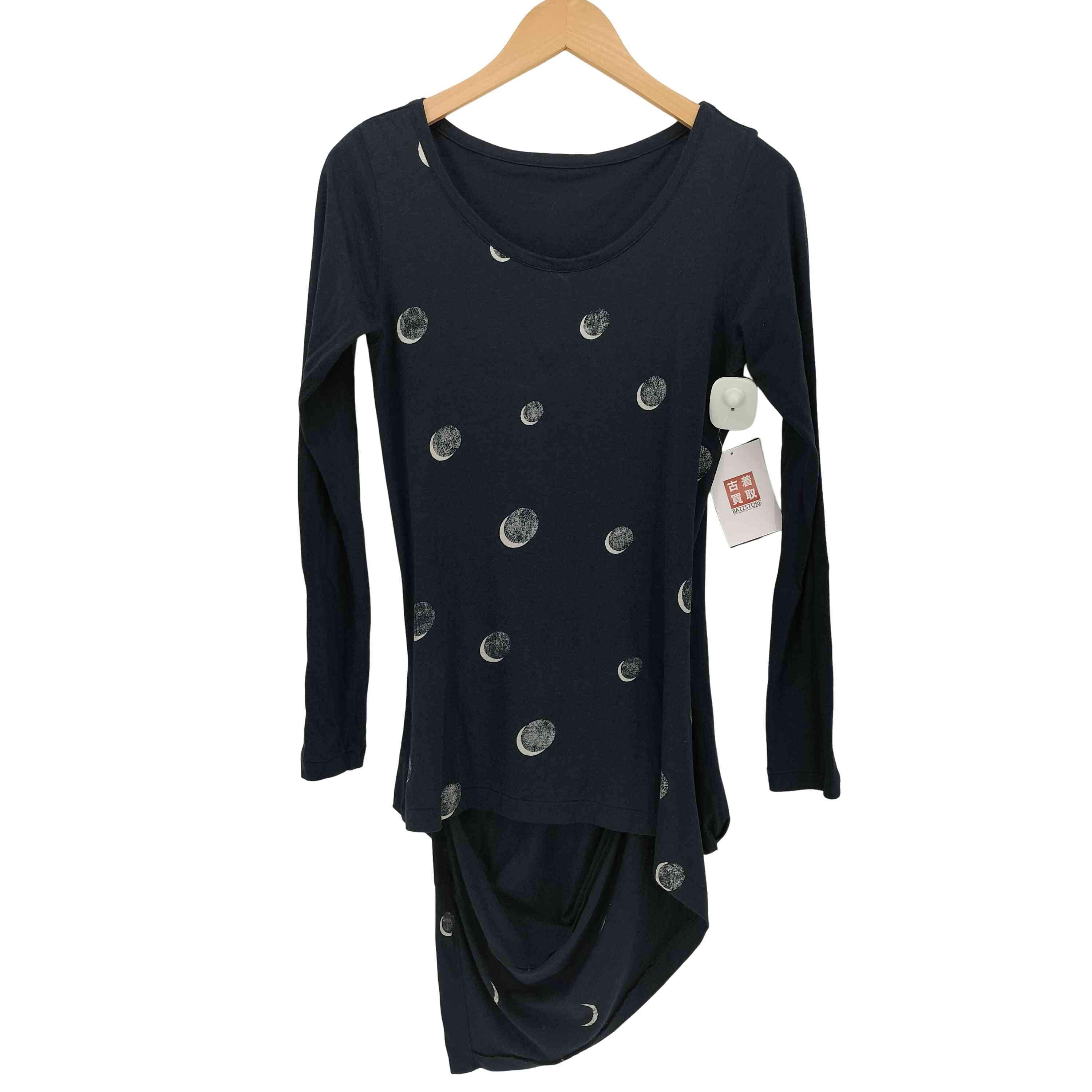 【中古】ヨウジヤマモトプリュスノアール YOHJI YAMAMOTO+NOIR 18SS 月柄 変形デザイン シアー カット..