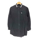 【中古】フレッドペリー FRED PERRY Boyfriend Fit Shirt Dress ボーイフレンド フィット シャツ ドレス ポロ ワンピース レディース EUR:38
