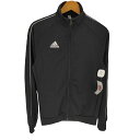 【中古】アディダス adidas パフォーマンスロゴ 刺繍 アームライン トラック ジャケット ジャージ メンズ JPN:M