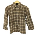 【中古】ペンドルトン PENDLETON 70S USA製 ウールチェック BDシャツ レディース import:L