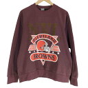 【中古】ジャーナルスタンダードレリューム JOURNAL STANDARD relume 21SS NFL アメリカンフットボールロゴプリント スウエット メン...