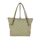 【中古】マイケルコース Michael Kors JET SET ITEM LG EW TZ TOTE 総柄 モノグラム トートバッグ レディース 表記無