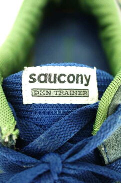 サッカニー SAUCONY スニーカー メンズ - 緑系 × 青系 US：9 DXN TRAINER ディクソントレーナー　スニーカー【中古】【ブランド古着バズストア】【020818】