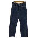 【中古】ヤエカ YAECA 10-14W DENIM PANTS WIDE TAPERED 10-14W デニムパンツワイドテーパード メンズ 29