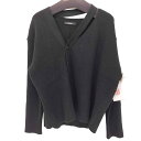 【中古】ユーズドフルギ USED古着 {{DIAGONAL}}2023AW アシメVネック ウールカーディガン レディース 表記無