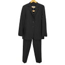 【中古】マックスマーラ MAX MARA 白タグウール+LYCRA 裏地無し 2B テーラードジャケット & テーパード スラックス レディース 上下:38