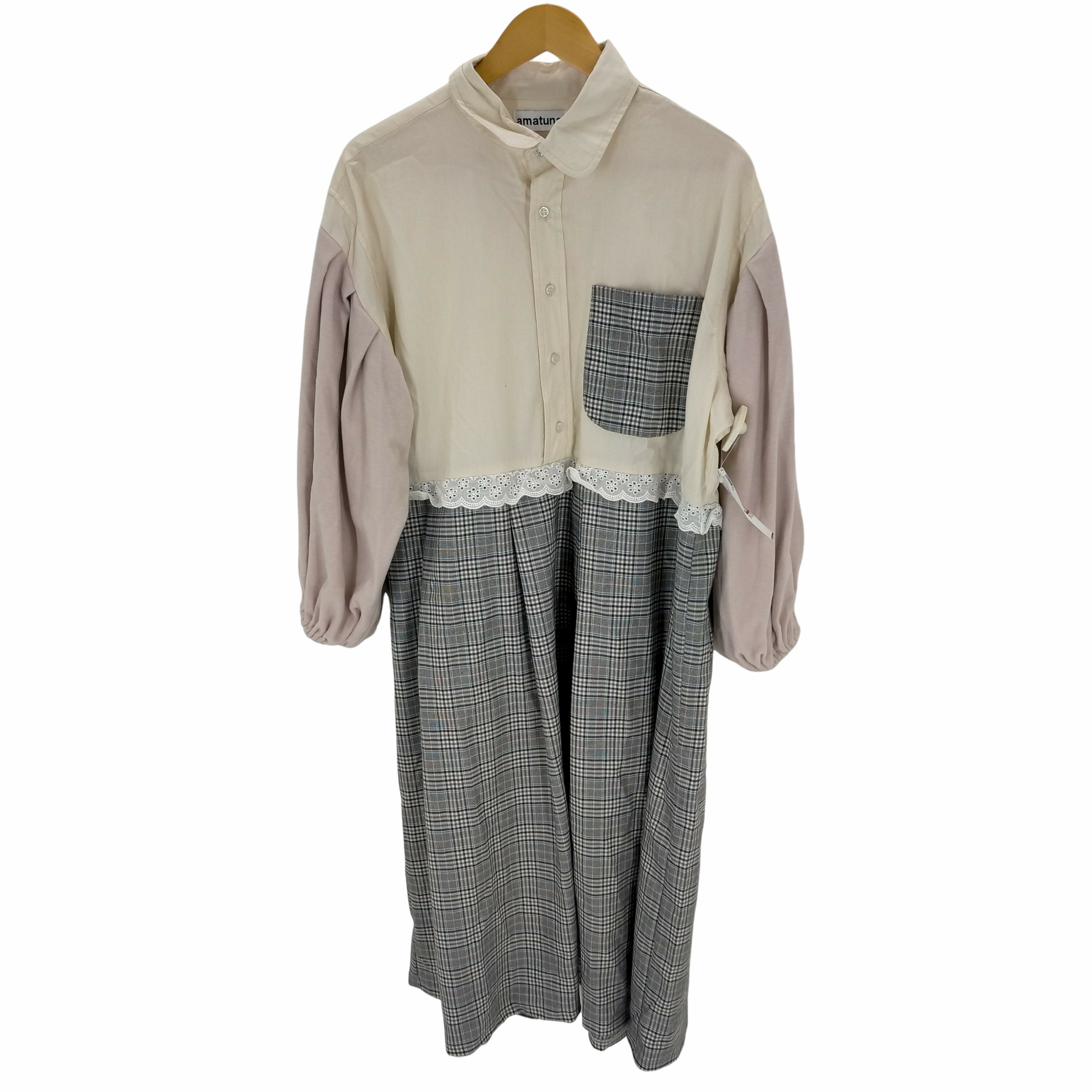 【中古】アマチュナル amatunal リメイクワンピース レディース 表記無(4)