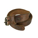 【中古】ユーズドフルギ USED古着 SOLID BRASS レザーベルト メンズ 表記無