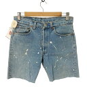 【中古】リーバイス Levis 90S 92年製 MADE IN USA 501 リメイクハーフデニムパンツ メンズ 32/30