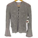 【中古】マメクロゴウチ Mame Kurogouchi Watermark Pattern Knitted Cardigan レディース JPN:2