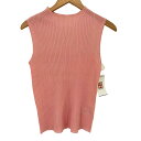 【中古】ノーリーズ NOLLEY’S 24SS シアーリブノースリーブプルオーバーニット レディース JPN:38(4)