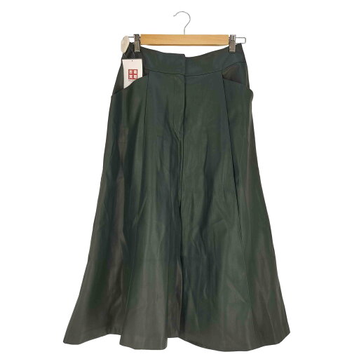 【中古】ザラ ZARA フェイクレザー フレアスカート レディース M 【中古】ザラ ZARA フェイクレザー フレアスカート レディース M