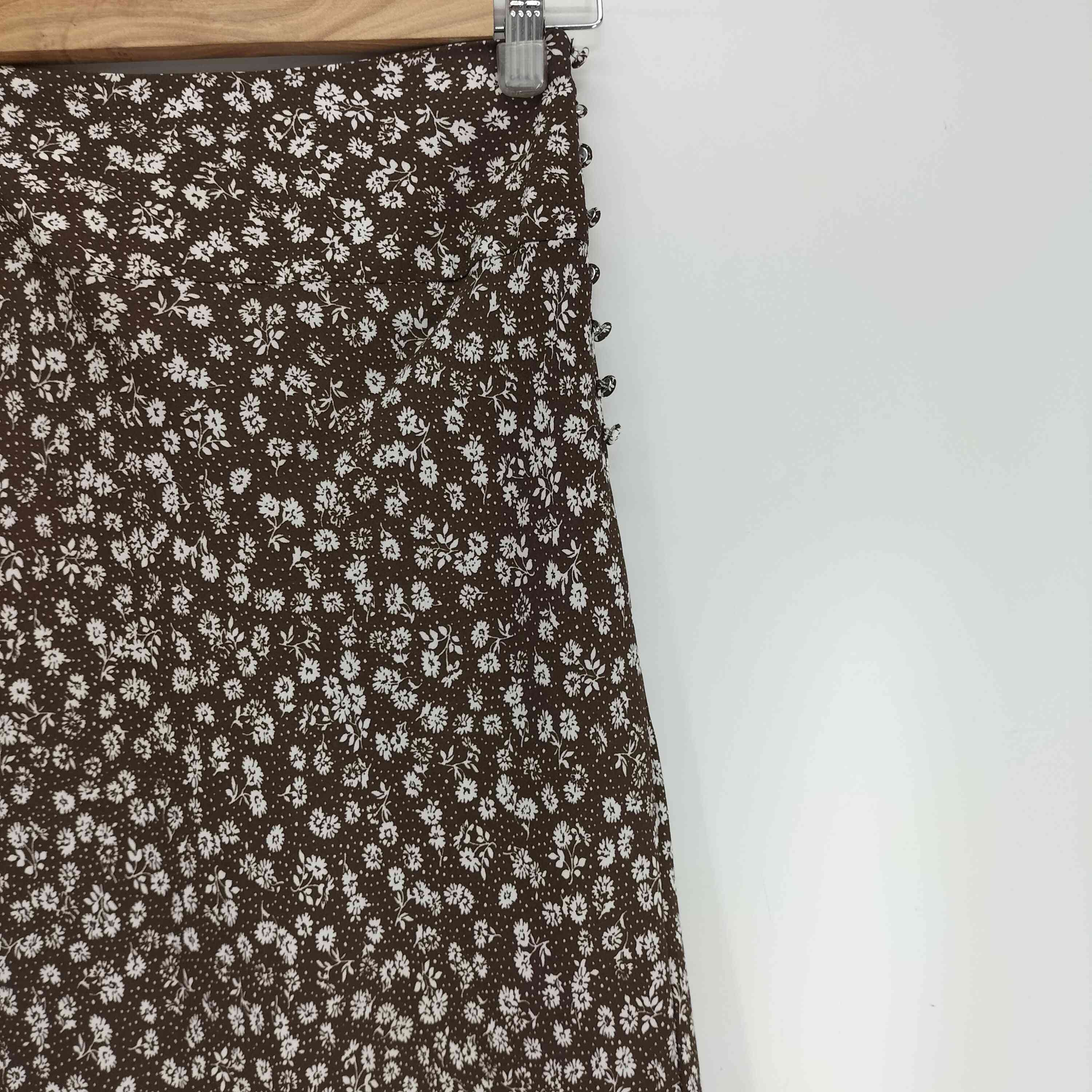 【中古】フレイアイディー FRAY I.D 20SS バイヤスナロー フラワー スカート レディース JPN：0