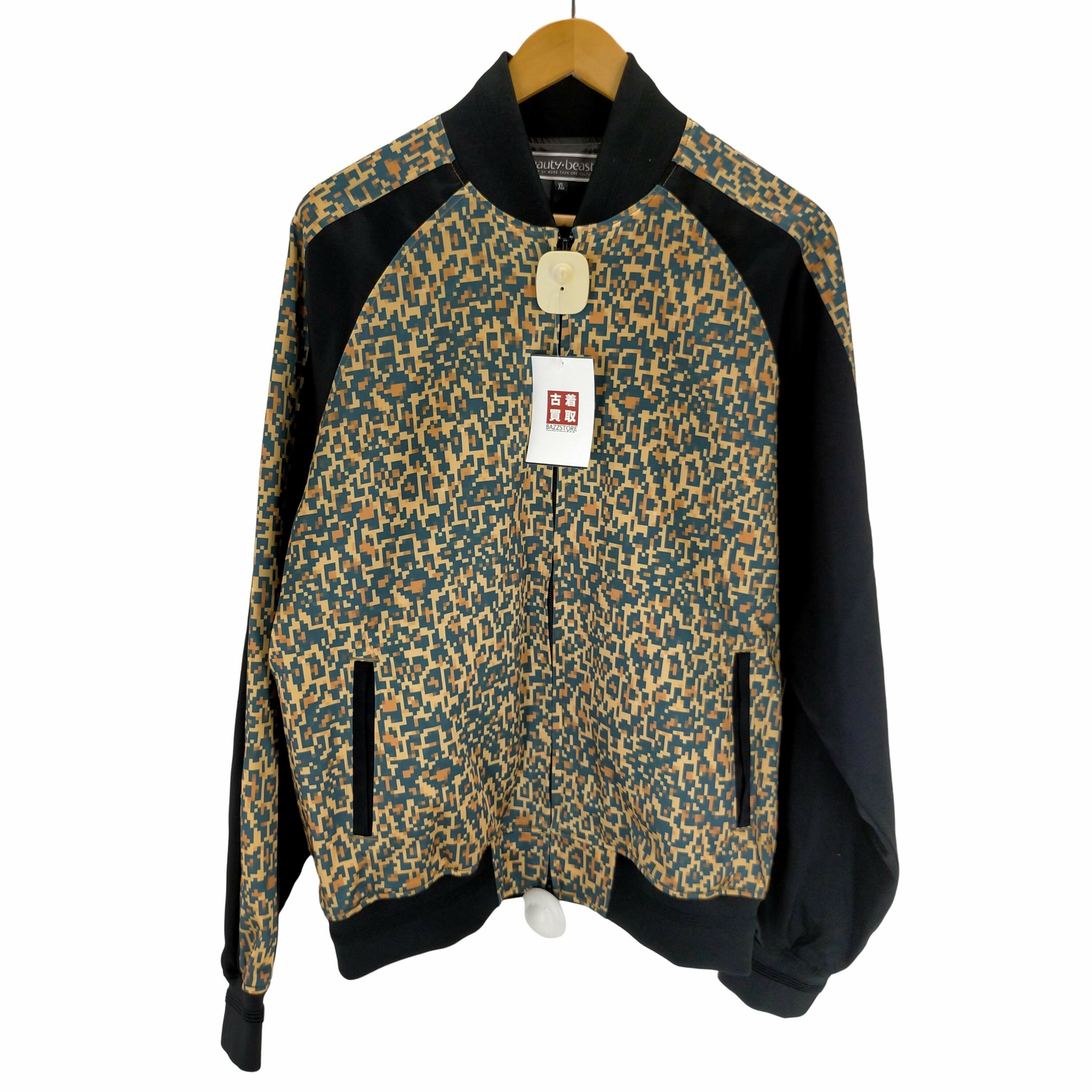 yÁzr[eB[r[Xg beauty beast Pixel Leopard Souvenir Jacket Y JPNFXL