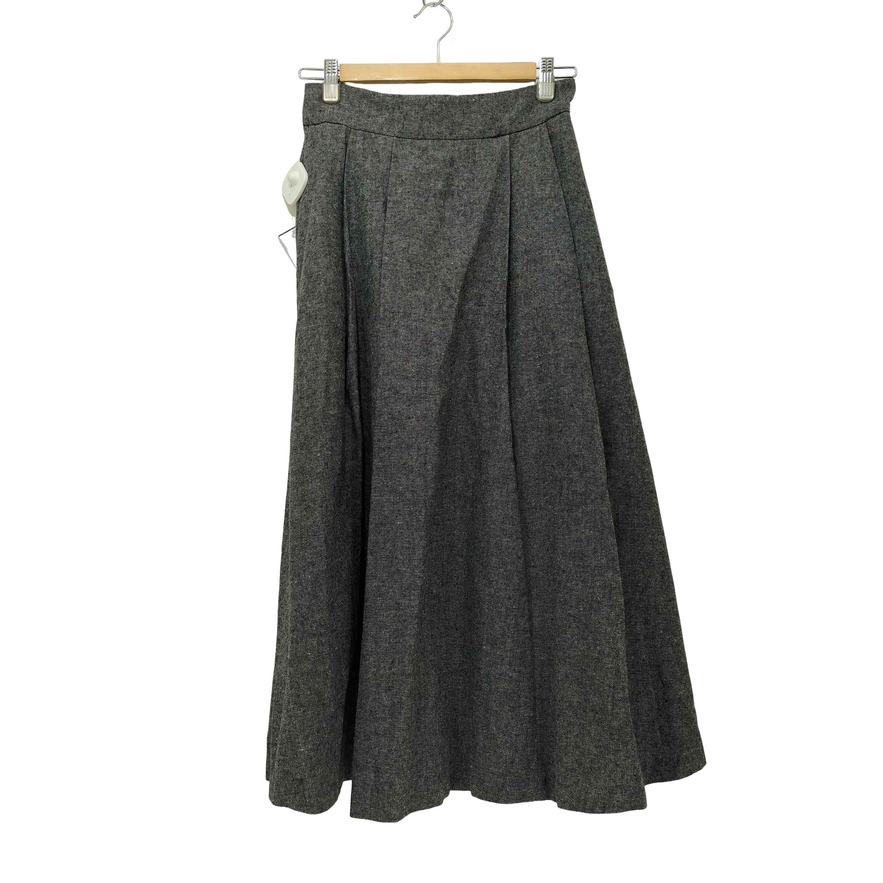 【中古】ザラ ZARA グレーケープフレアスカート レディース JPN：XS