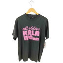 【中古】スクリーンスターズ SCREEN STARS USA製 KRLA 1110am クルーネックTシャツ メンズ import:XL