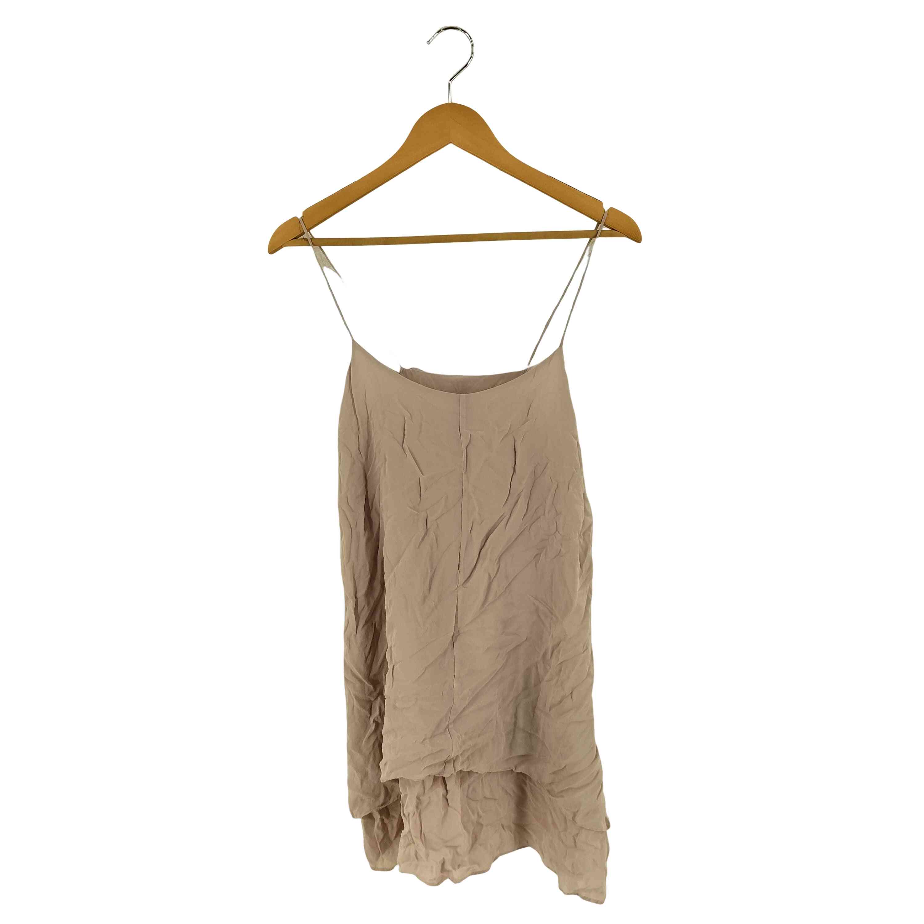 【中古】トップショップ TOPSHOP UK製 シルクキャミソール レディース UK：12