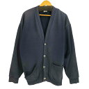 【中古】ジャージーズ JERZEES 90-00s USA製 NUBLEND コットンポリ スウェットカーディガン メンズ L/XL
