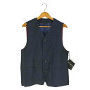 【中古】イッセイミヤケ ISSEY MIYAKE 03SS 黒タグ リネン リバーシブル 4B ベスト メンズ JPN:2