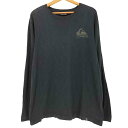 【中古】クイックシルバー Quiksilver 00S サンセットプリント 長袖 Tシャツ メンズ import:XL